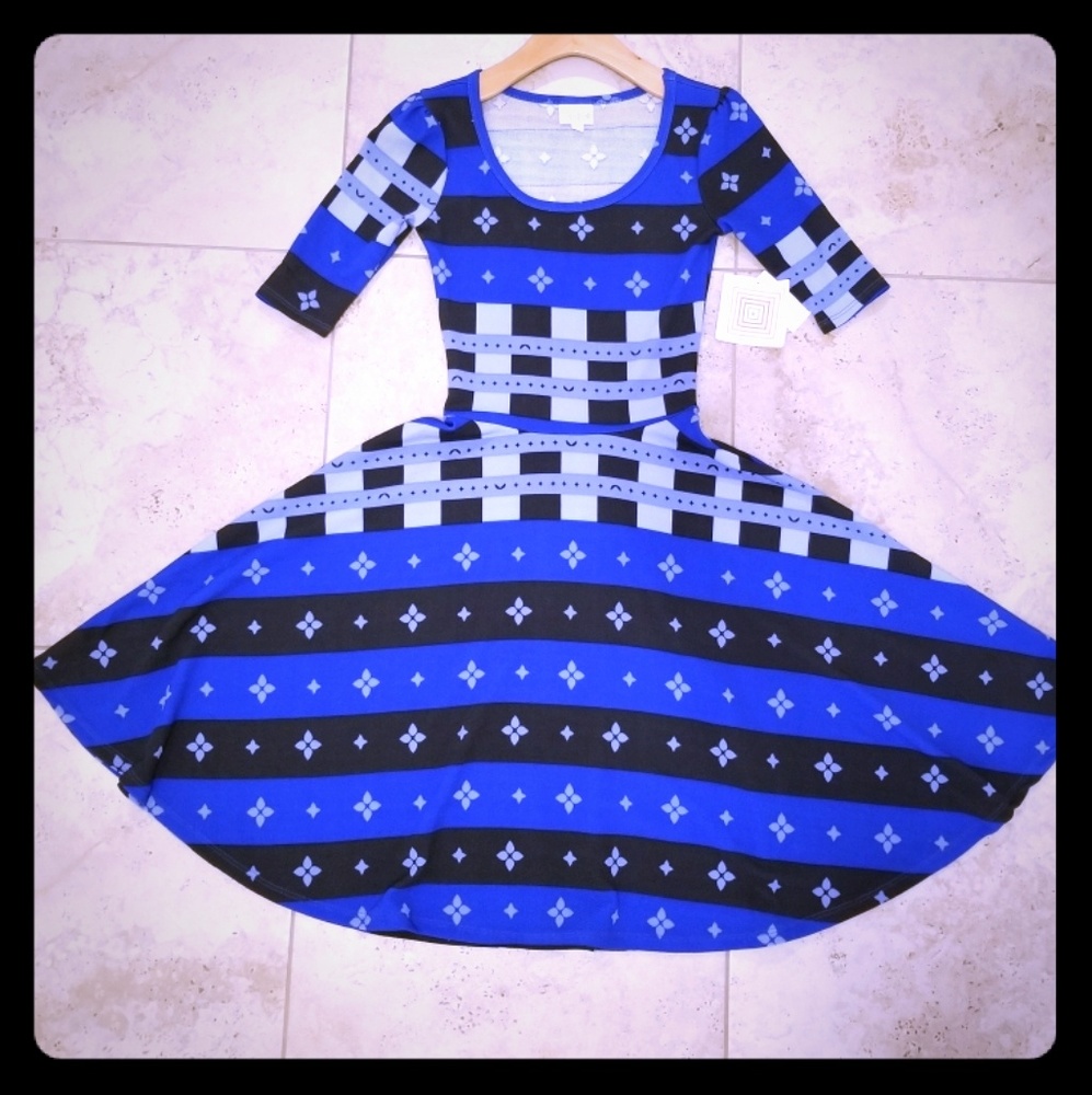 LulaRoe Womens Knee Length Dress Brand New